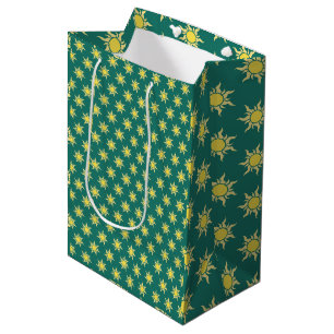 Sonnenschein-Muster-Geschenktasche Mittlere Geschenktüte