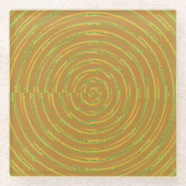 Sonnenschein-Muster  Glasuntersetzer