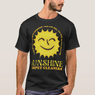 Sonnenschein-Pet-Reiniger Retro-verblasstes Design T-Shirt