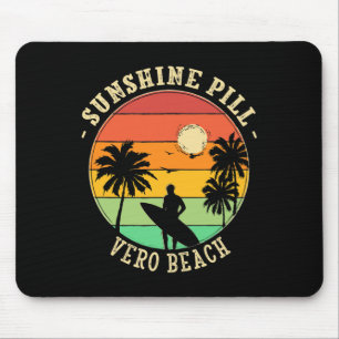 Sonnenschein-Pille Vero Beach Sommer Florida Tropi Mousepad