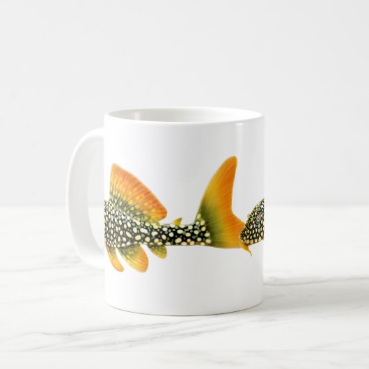 Sonnenschein Pleco Wels-Tasse Kaffeetasse (Vorderseite Links)