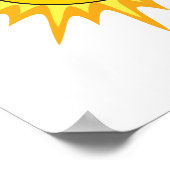 Sonnenschein Poster (Ecke)