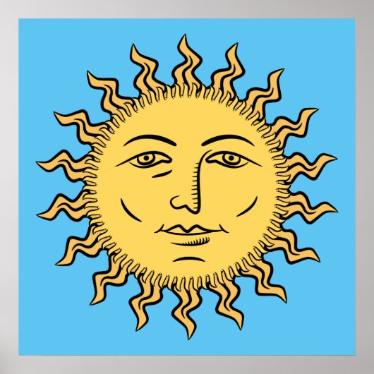 Sonnenschein Poster (Vorne)