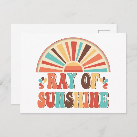 Sonnenschein Postkarte (Vorne/Hinten)