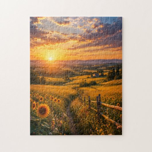 Sonnenschein Puzzle (Vertikal)