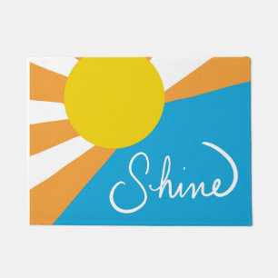 Sonnenschein-Rays des Glücks von @ Cathy Thompson  Fußmatte