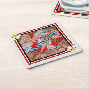 Sonnenschein Rechteckiger Pappuntersetzer