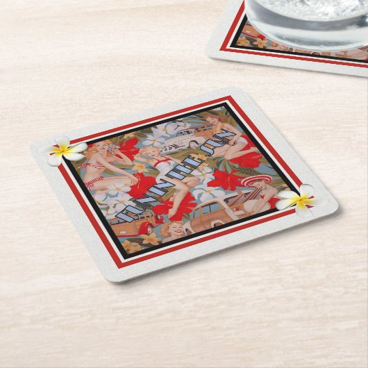 Sonnenschein Rechteckiger Pappuntersetzer (angewinkelt)