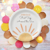 Sonnenschein-Regenbogenreise Rund um die Sonne 1. Pappteller