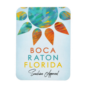 Sonnenschein-Reise Boca Ratons Florida Magnet
