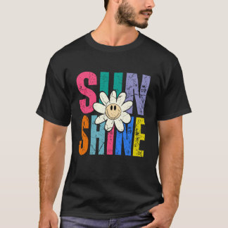 Sonnenschein - Retro - Sommer Stimmung - Gänseblüm T-Shirt