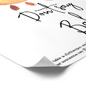 Sonnenschein sagt nicht Baby Poster (Ecke)