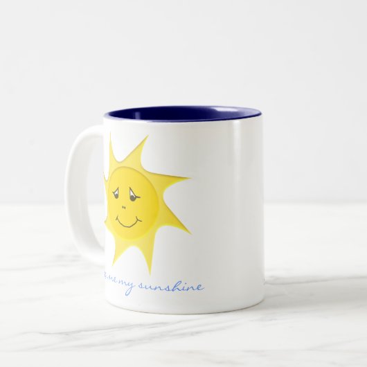 Sonnenschein-Sammlung Zweifarbige Tasse (Vorderseite Links)