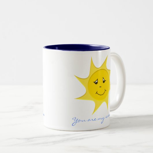 Sonnenschein-Sammlung Zweifarbige Tasse (VorderseiteRechts)
