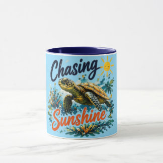 Sonnenschein-Schildkröten-Tasse Tasse