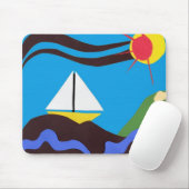 Sonnenschein-Seemann-Maus Mousepad (Mit Mouse)