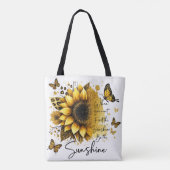 Sonnenschein Sei der Sonnenschein Tasche (Rückseite)