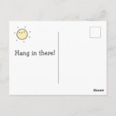 Sonnenschein senden - Niedlich Wohlfühlen Postkart Postkarte (Rückseite)