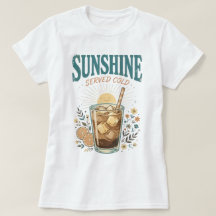 Sonnenschein serviert kalt Iced Coffee Retro Somme