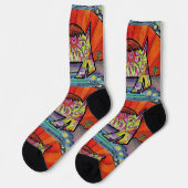 Sonnenschein Socken (Linkes Detail)