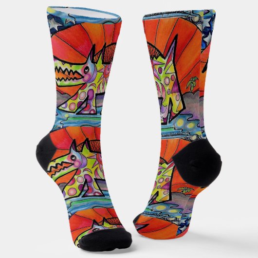 Sonnenschein Socken (Gewinkelt)