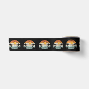 Sonnenschein Sommer Stimmung Palmen Strand Retro T Satinband