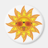 Sonnenschein, Sommerhitze, Sonnenschein - zu Höhen Magnet (Vorne)