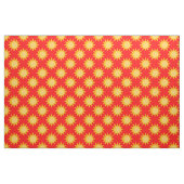Sonnenschein-Sonnendesign auf Rot Stoff (Fat Quarter (45,7 x 55,9 cm))