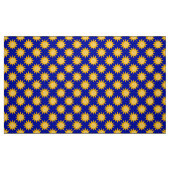 Sonnenschein-Sonnenmuster-Design auf Blau  Stoff (Fat Quarter (45,7 x 55,9 cm))