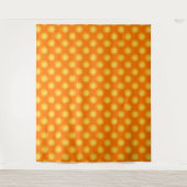 Sonnenschein-Sonnenmuster-Design auf Orange Wandteppich (Vorderseite)