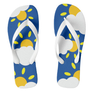 Sonnenschein Sonniges Wetter Flip Flops Beach Schu Badesandalen