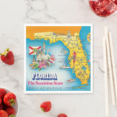 Sonnenschein-Staat - Florida  Serviette (Beispiel)