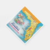 Sonnenschein-Staat - Florida  Serviette (Ecke)