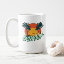 Sonnenschein-Staat Sommer Tasse, Retro-Strand-Kaff Kaffeetasse