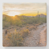 Sonnenschein Steinuntersetzer (Vorderseite)