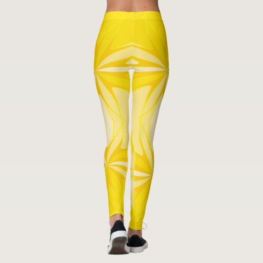 Sonnenschein-Strahlen Leggings (Rückseite)