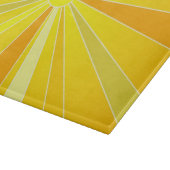 Sonnenschein Sun mit den gelben und orange Schneidebrett (Ecke)