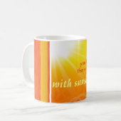 Sonnenschein-Tasse Kaffeetasse (Vorderseite Links)