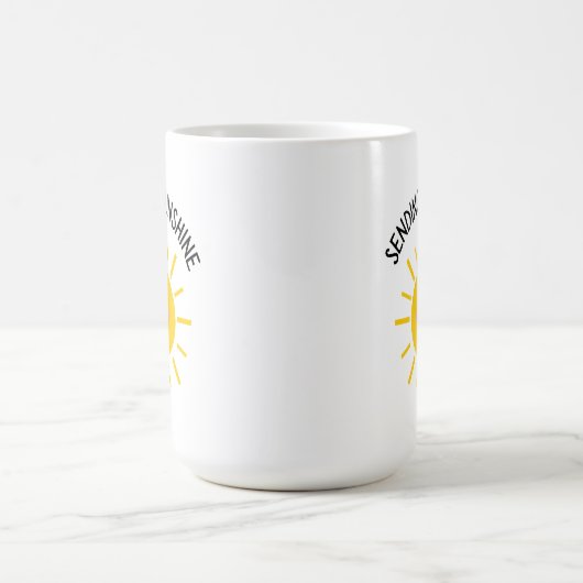 Sonnenschein-Tasse senden Kaffeetasse (Mittel)