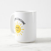 Sonnenschein-Tasse senden Kaffeetasse (Vorderseite Links)