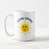 Sonnenschein-Tasse senden Kaffeetasse (Links)