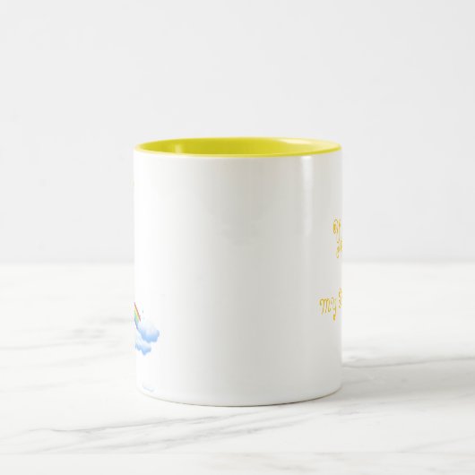 Sonnenschein-Tasse Zweifarbige Tasse (Mittel)