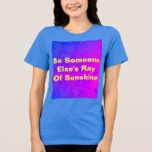 Sonnenschein Tri-Blend Shirt (Vorderseite)