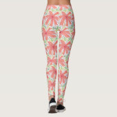 Sonnenschein-tropische Blumen-Leggings Leggings (Rückseite)