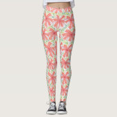 Sonnenschein-tropische Blumen-Leggings Leggings (Vorderseite)
