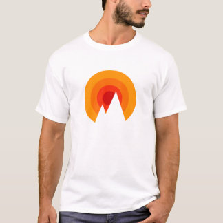 Sonnenschein u. Berge T-Shirt