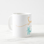 Sonnenschein-u. Hurrikan-Tasse Kaffeetasse (Vorderseite Links)