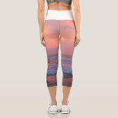 Sonnenschein über dem Meer Capri Leggings (Rückseite)