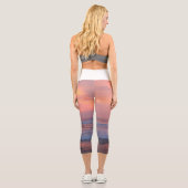 Sonnenschein über dem Meer Capri Leggings (Rückseite)