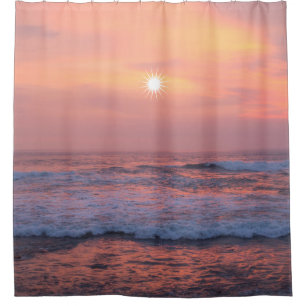 Sonnenschein über dem Meer Duschvorhang